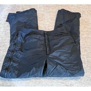 Obermeyer Men's XL Black Insulated Ski Snow‎ Pants Full Zip Vintage USA Outdoors